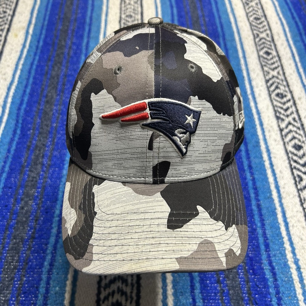 New England Patriots New Era 39THIRTY L/XL Camo Hat NFL Football Cap